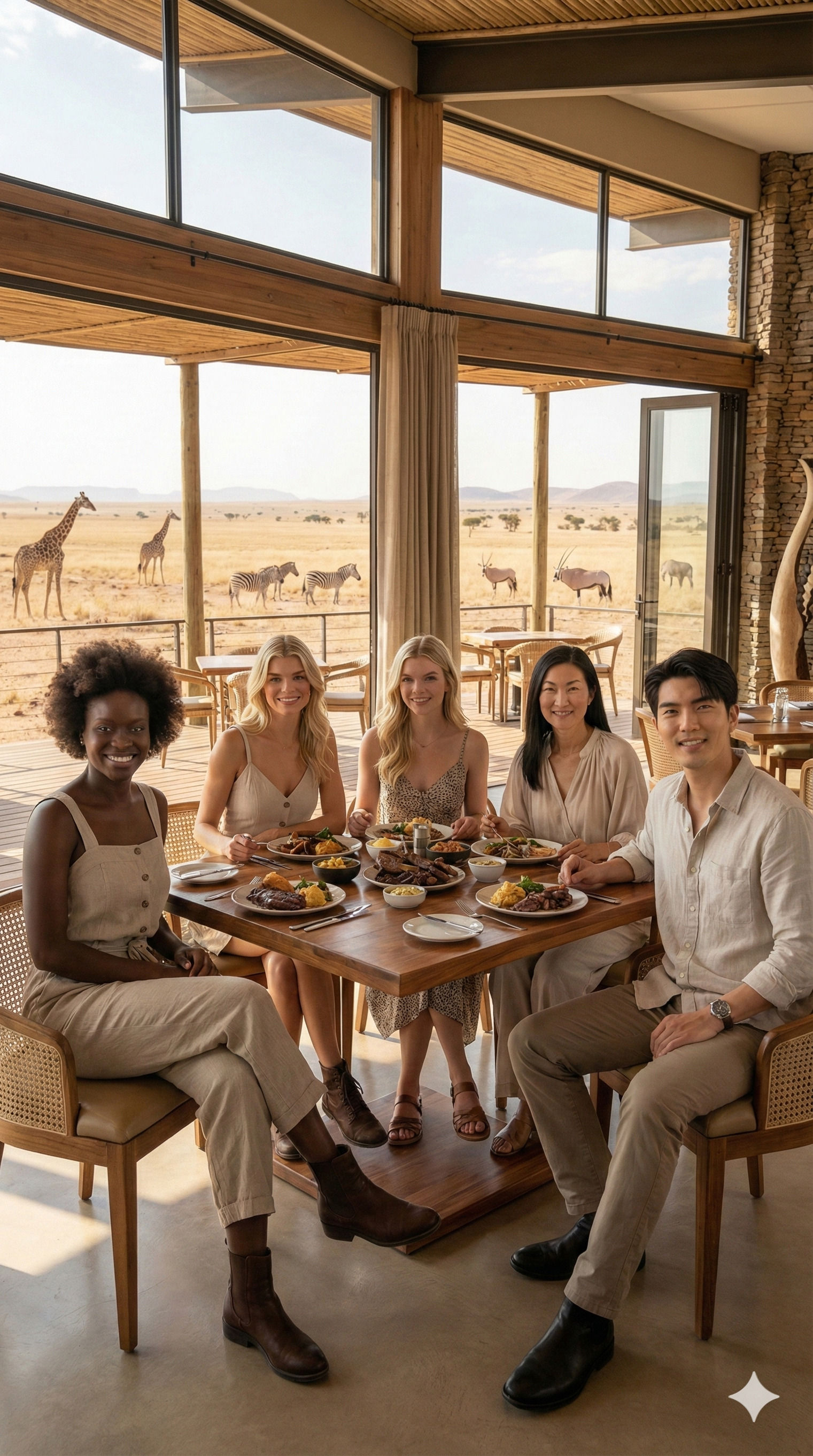 Namibia, Friends Under Vast Skies