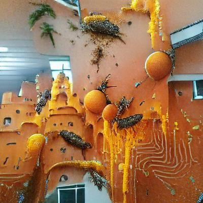 A kingdom of bugs consumed by orange infection