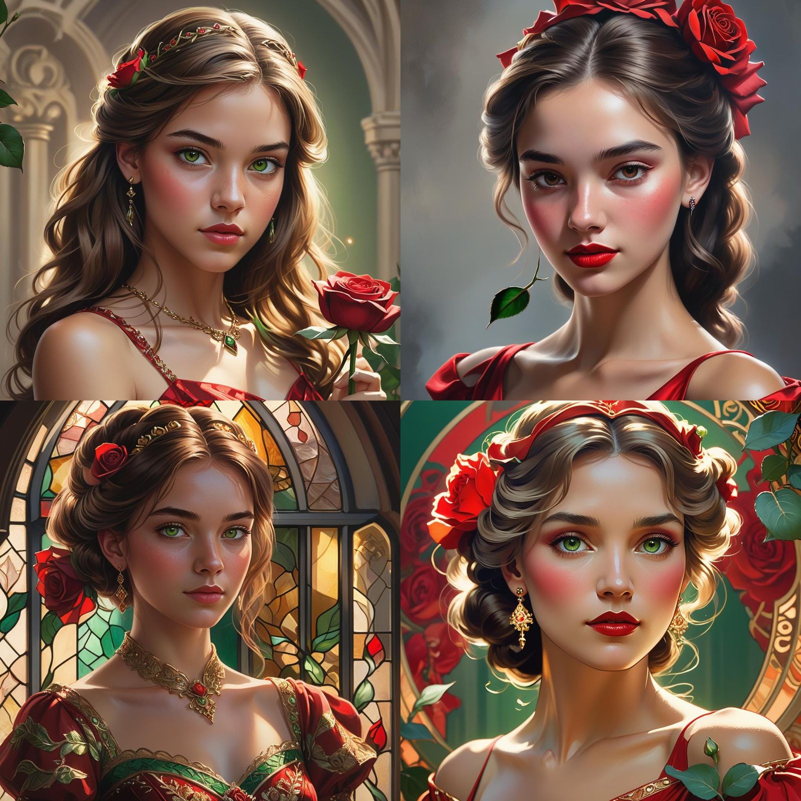 Princess Portrait in Cinematic Lighting, Hyperdetailed 8k