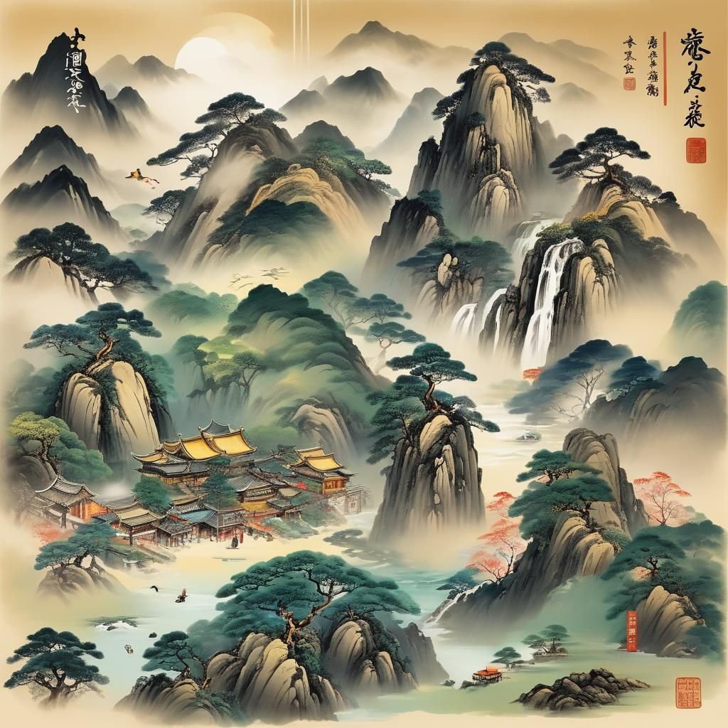 Taiwanese Indigenous Food and Uray in Gouache Style