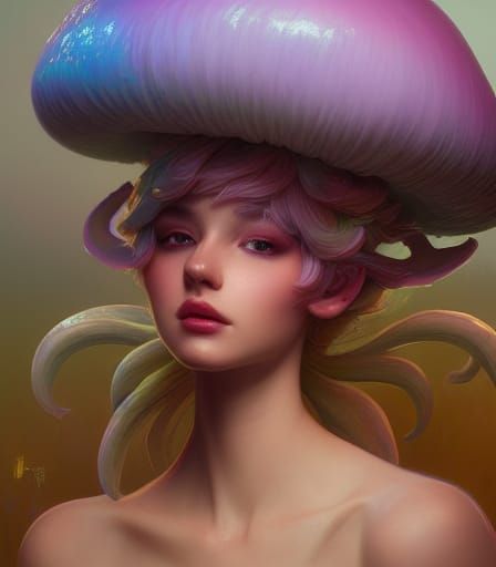 Pastel Mushroom Pixie #2