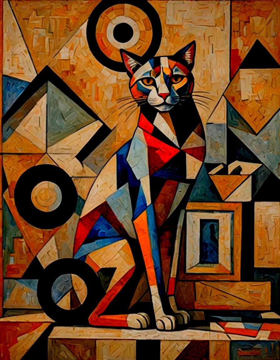cubist cat