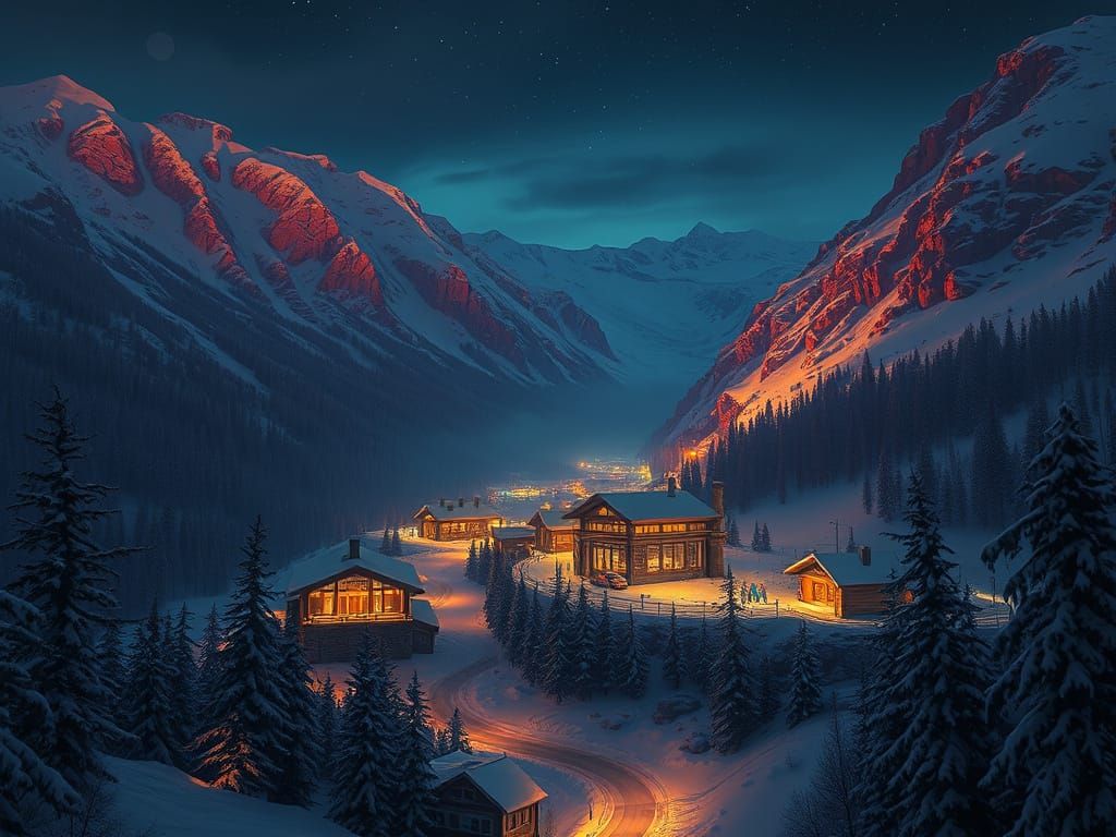 Winter Getaway  by @ThunderSky