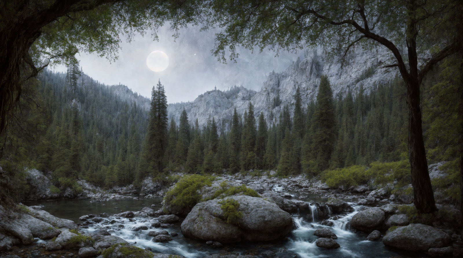 Creek in the mountains.