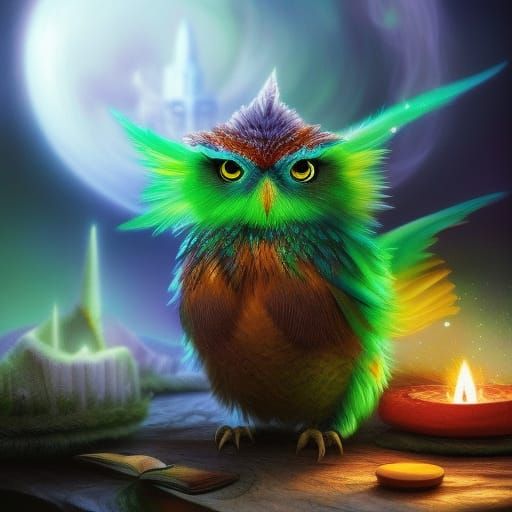 Wizard’s Familiar - AI Generated Artwork - NightCafe Creator