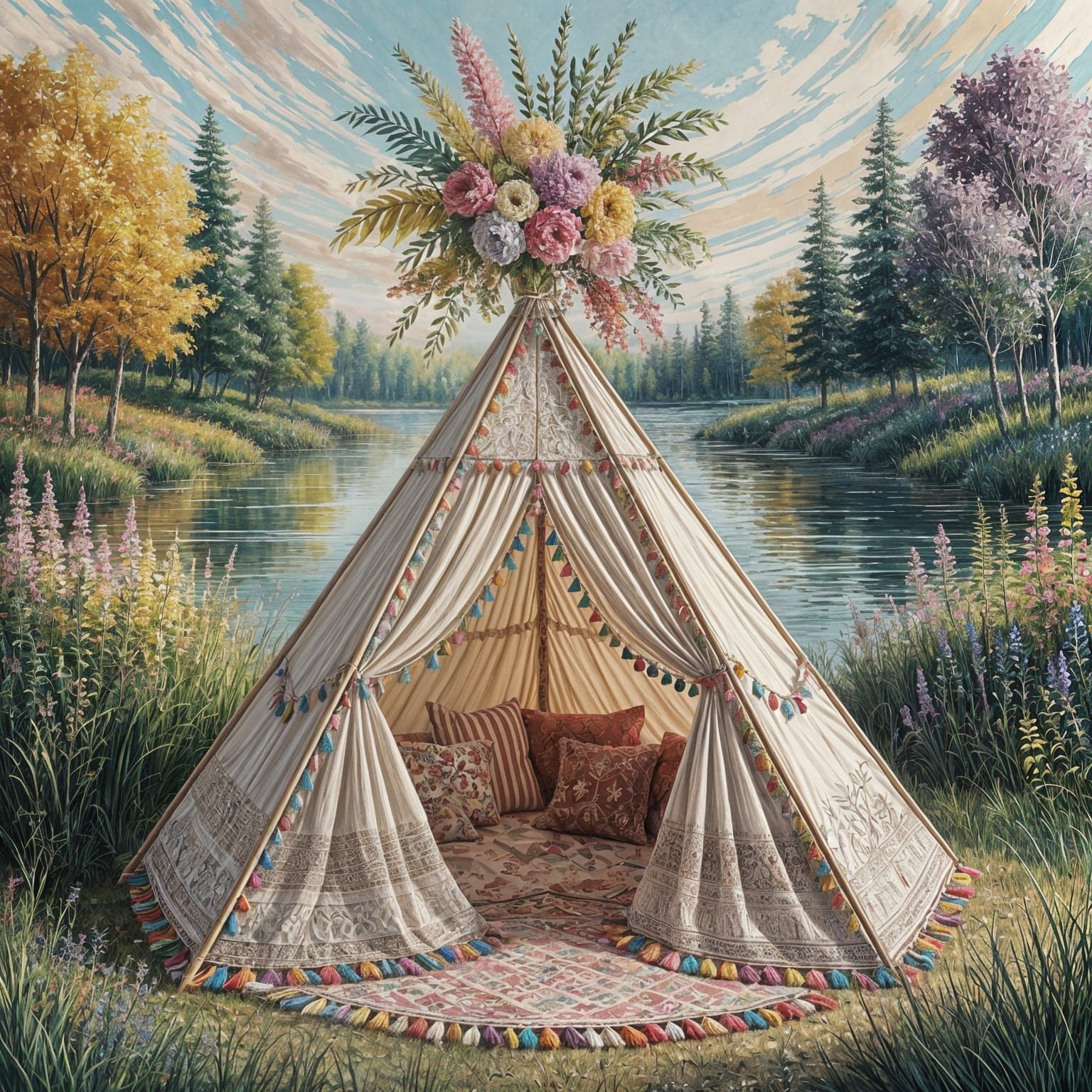 Her Boho Retreat - 9 Likes  by @Florinda