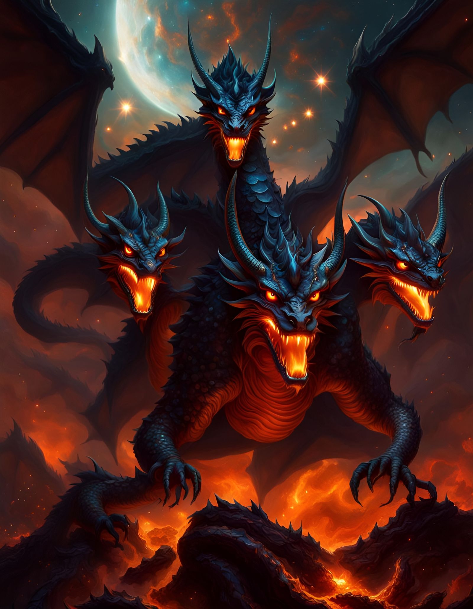 Brimstone Dragon - AI Generated Artwork - NightCafe Creator