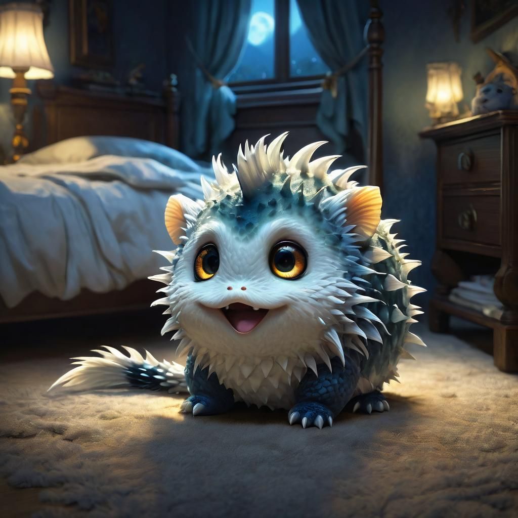 Monster in the Bedroom  by @Superbear