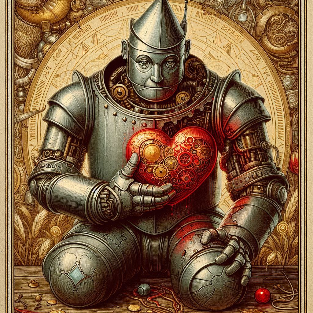 The Tin Man Tarot Card