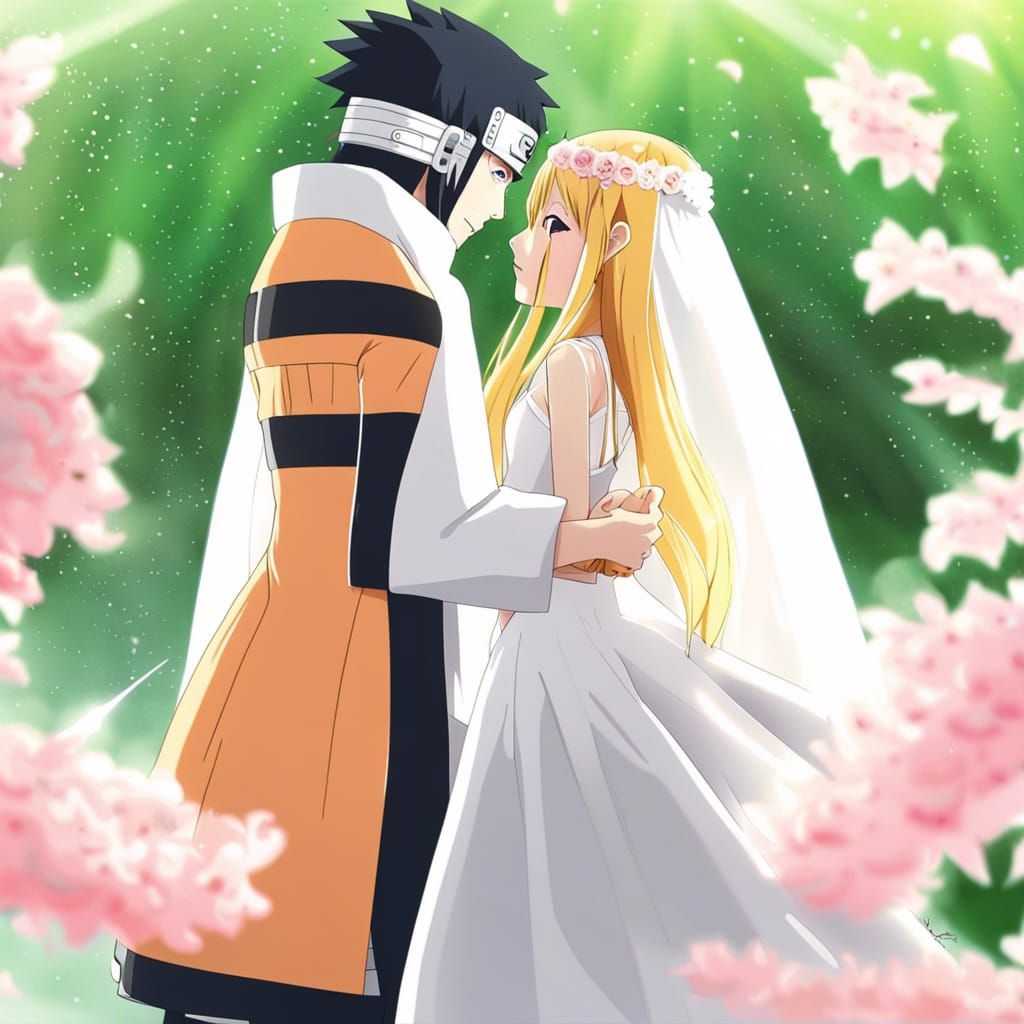 naruto uzumaki getting married with asuna - AI Generated Artwork ...