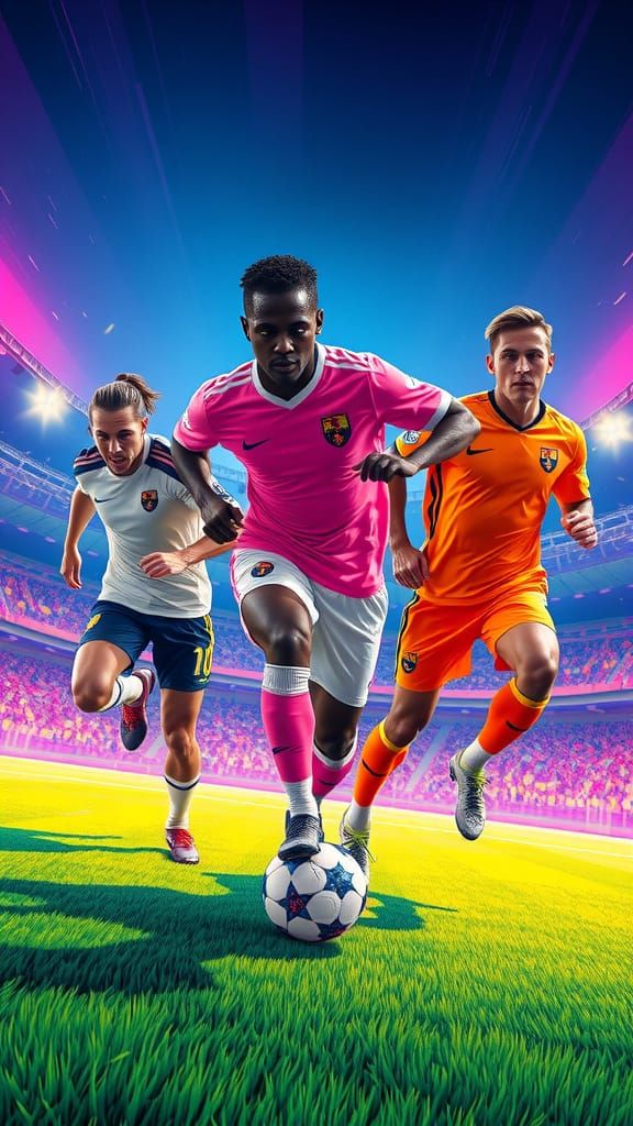 Sports Posters (soccer)  by @Dragontinkerluv