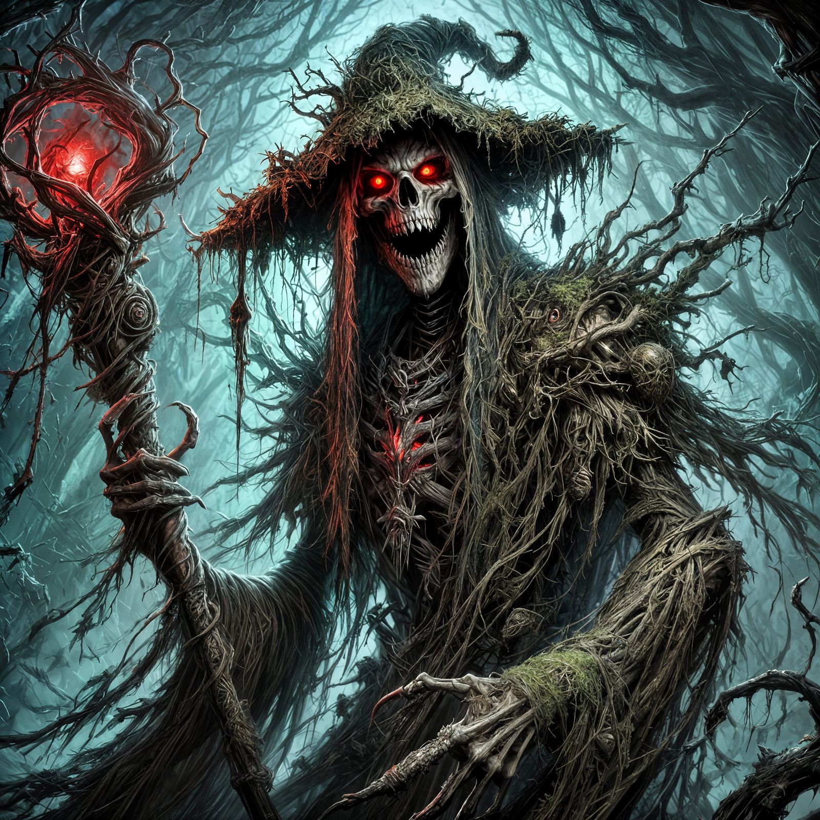 Vyrmoss Blackroot, Evil Druid of the Haunting Valley