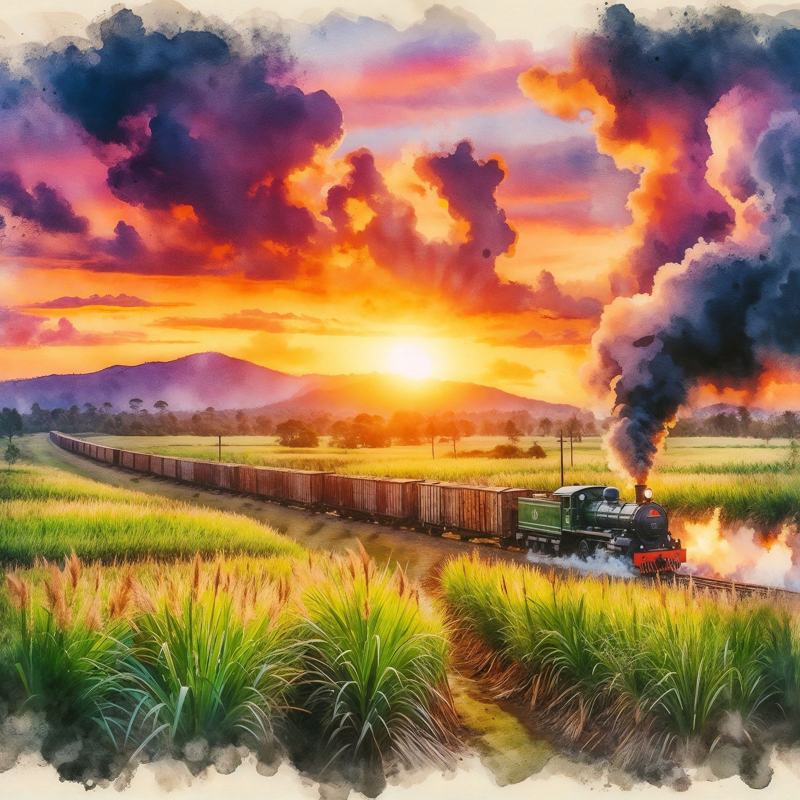 Ride through the sugarcane field