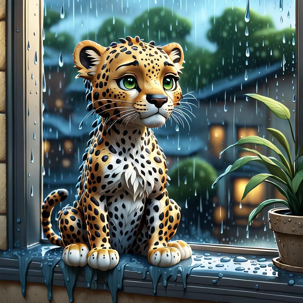 beautifully created hyper-detailed cartoon image of one anth...