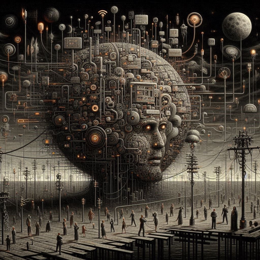 in a state of permanent electrocution unable to absorb all t...