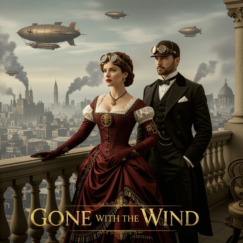 "Gone With the Wind" Re-imagined   by @Mai