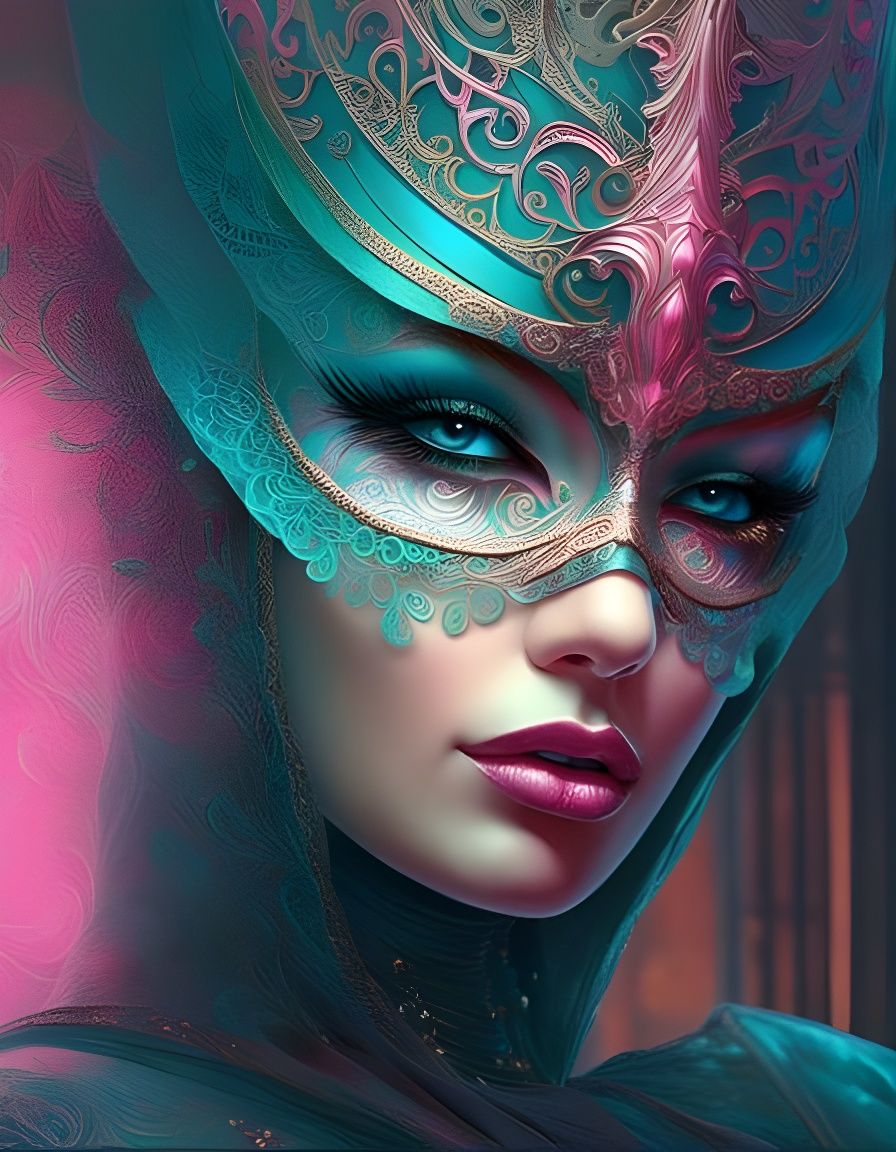 Carnival masks - AI Generated Artwork - NightCafe Creator