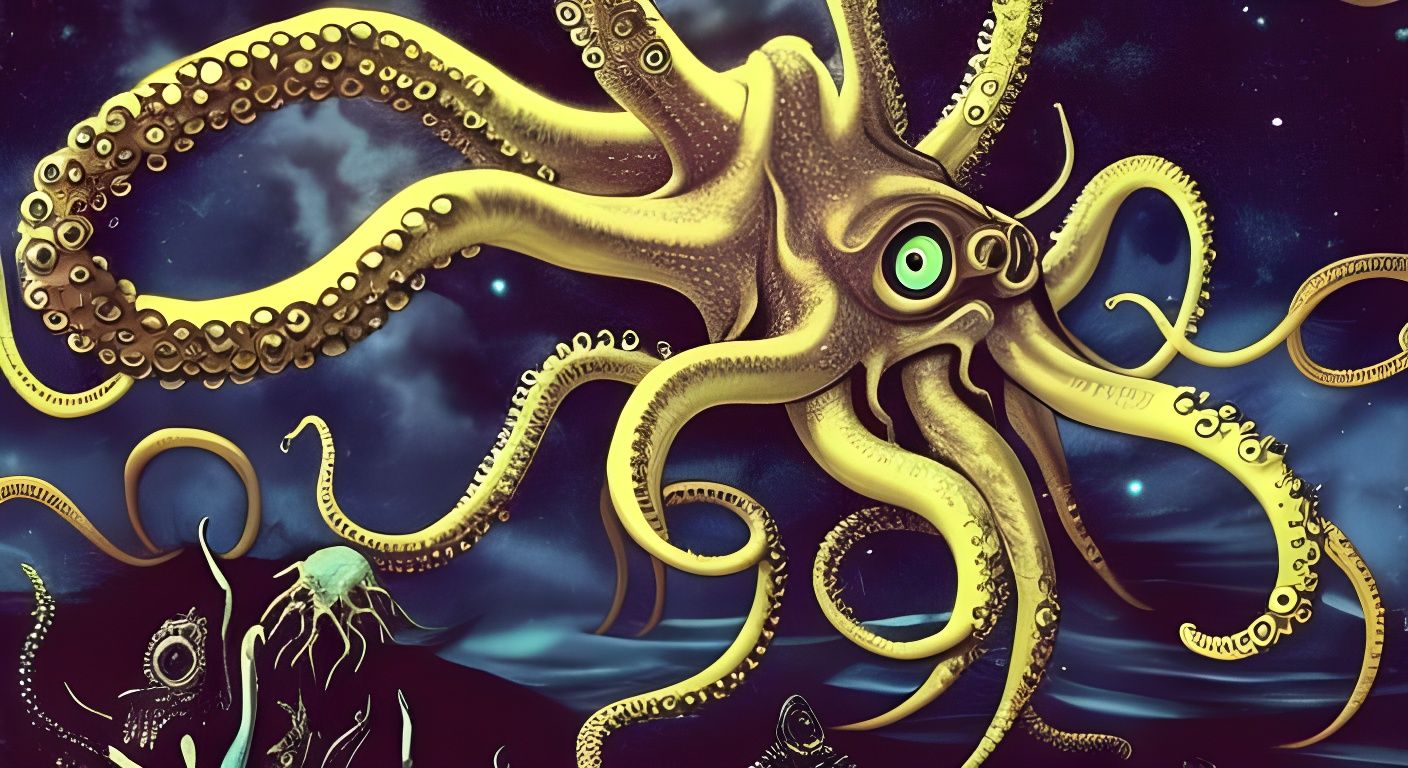 Lovecraftian Entity - AI Generated Artwork - NightCafe Creator