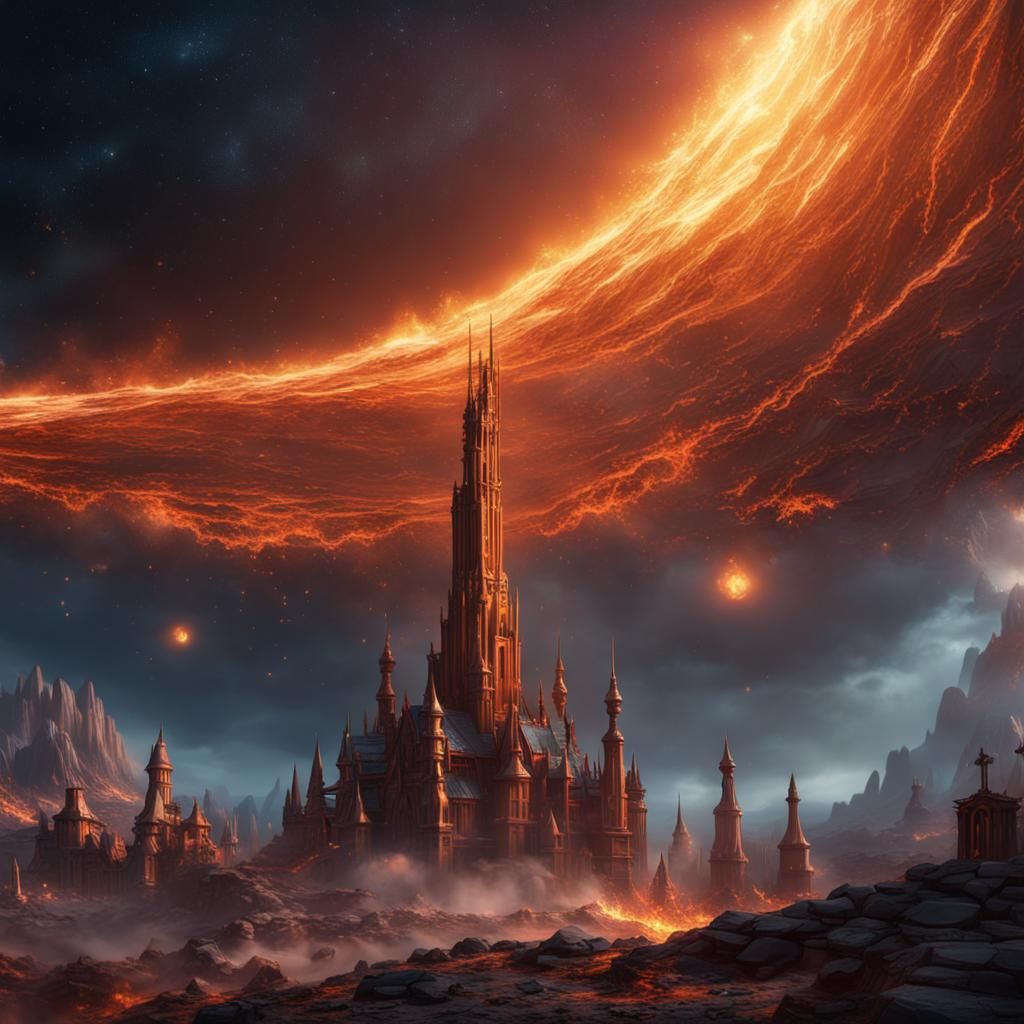 will burn like a star in the sky and will shine fully throug...