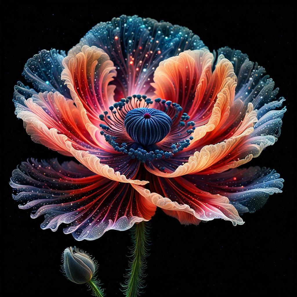 Cosmic Poppy  by @Yanciepants