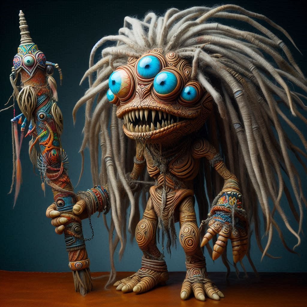 THE DREADLOCK TRIBAL MONSTER DOLL 4