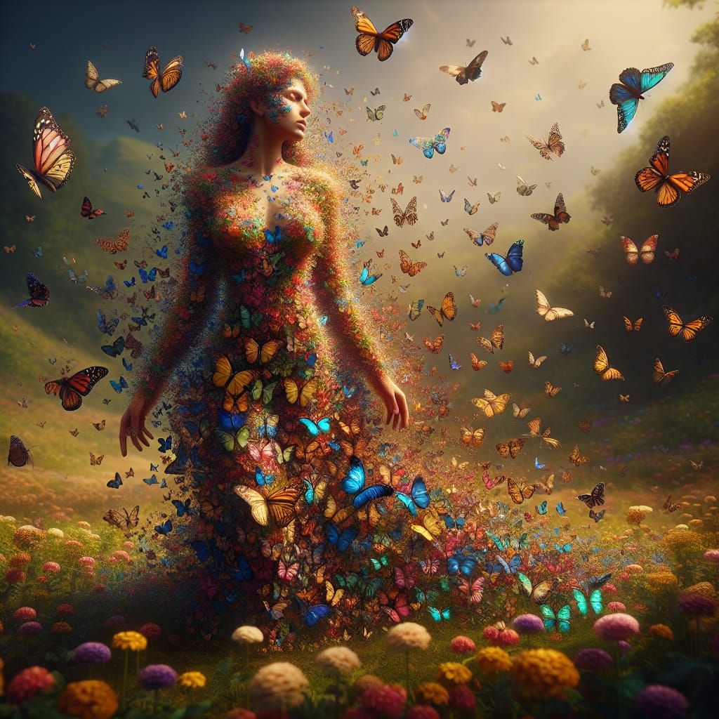 Butterfly Woman  by @JeepBB