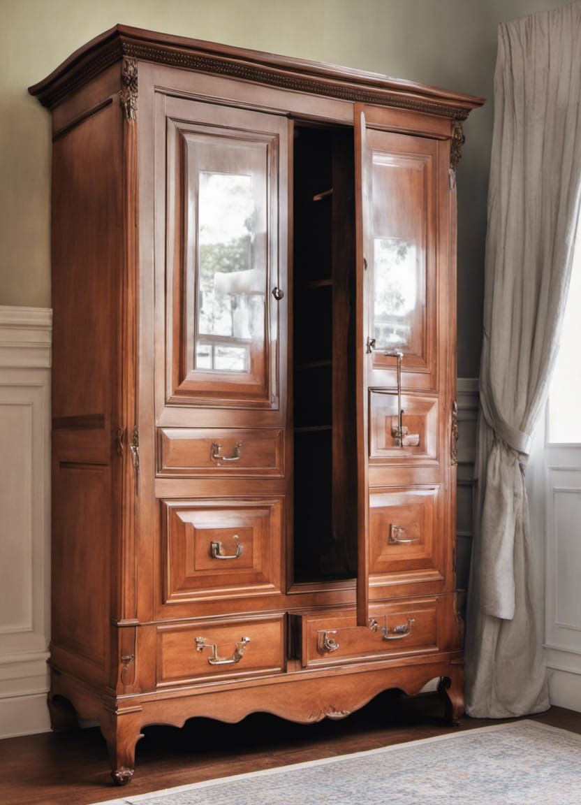 Cherrywood Armoire AI Generated Artwork NightCafe Creator