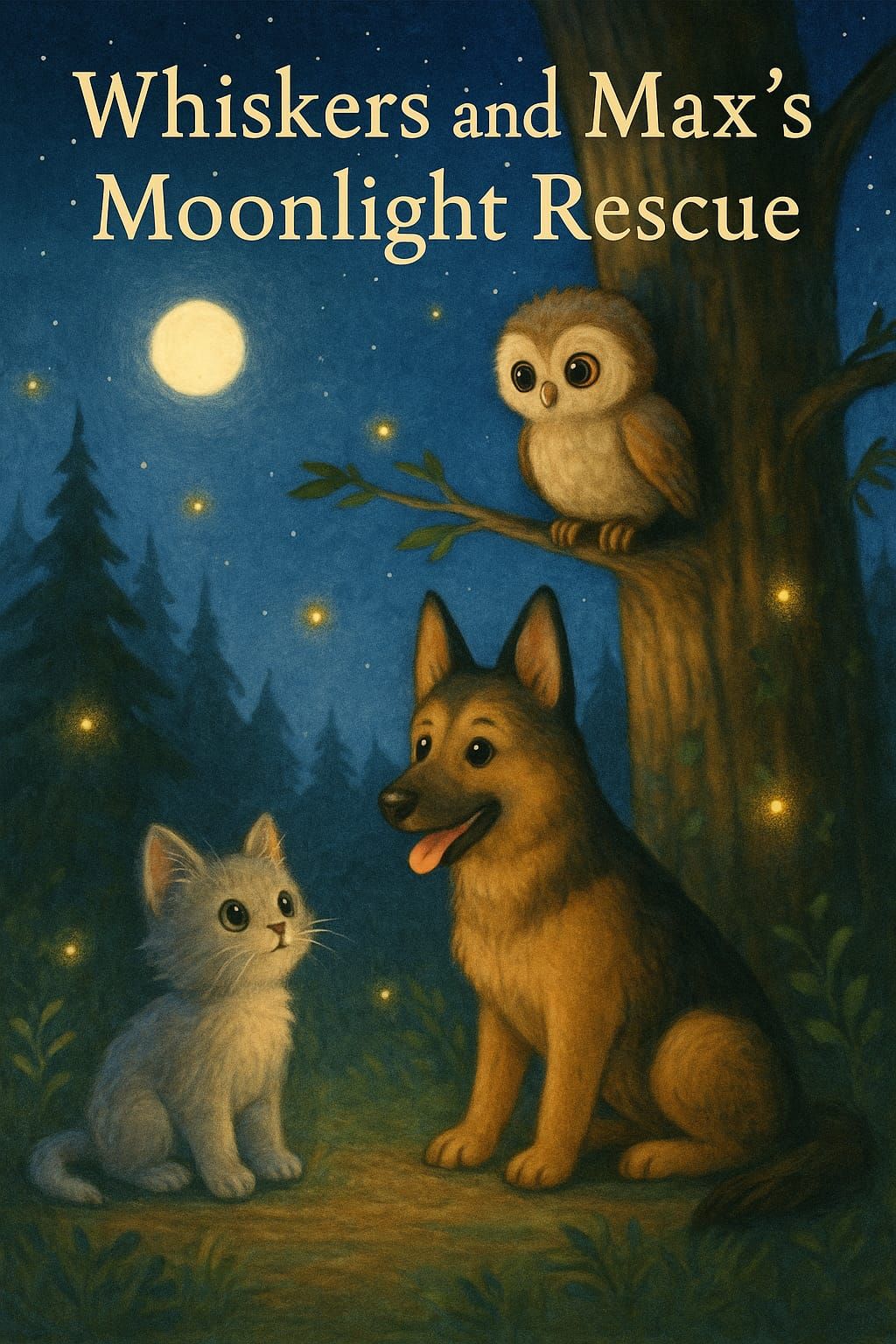 Whiskers and Max’s Moonlight Rescue