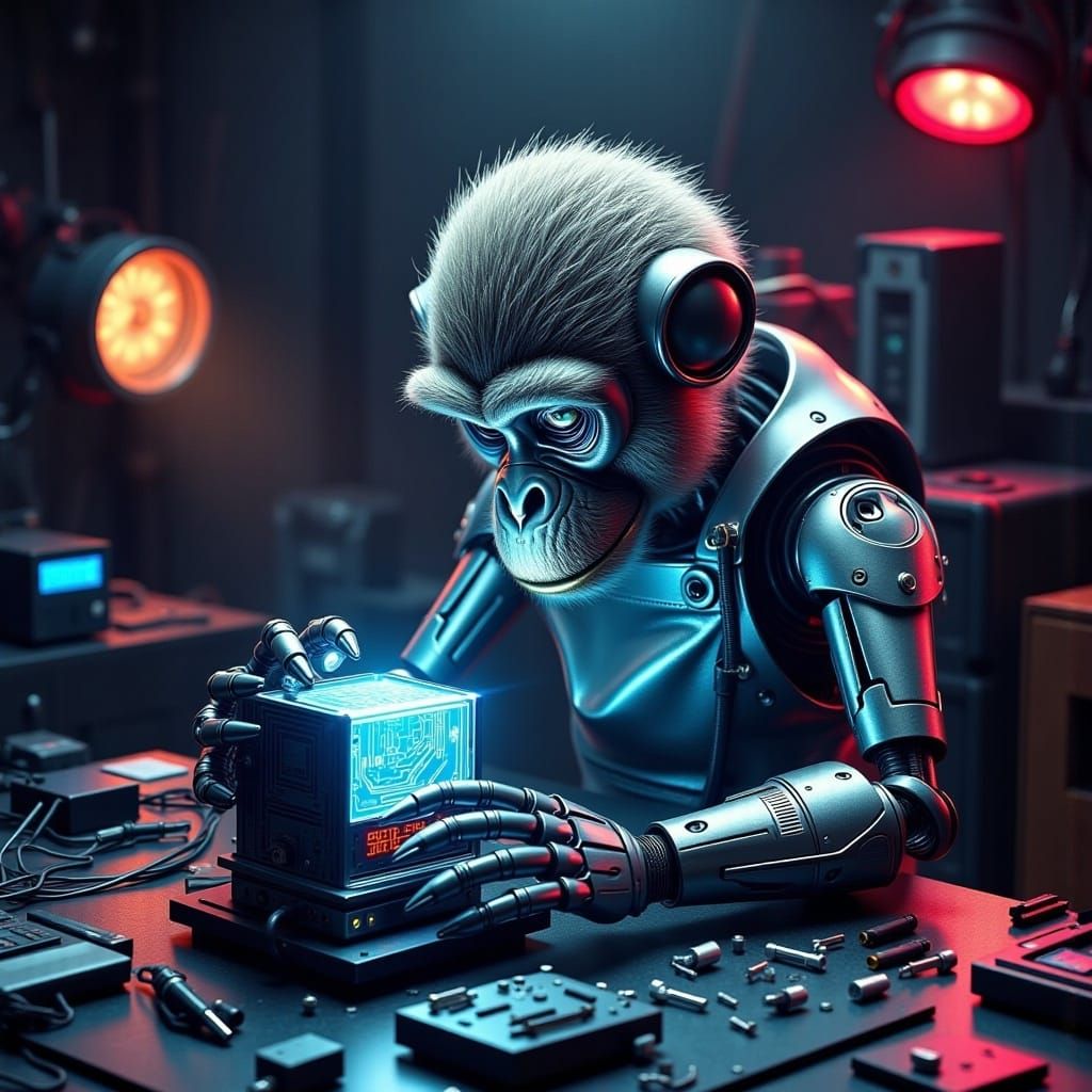 <lora:Node Monkey v2:1.0>