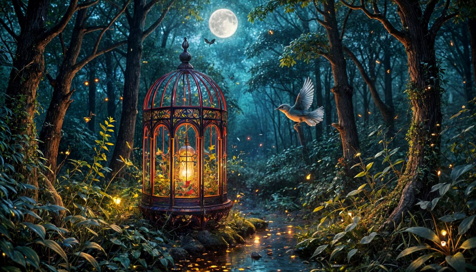 Cage of Moonlight  by @The Leycer