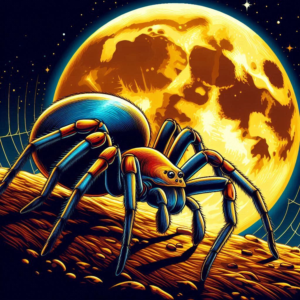 Tarântula 🕷️🕸️🌕