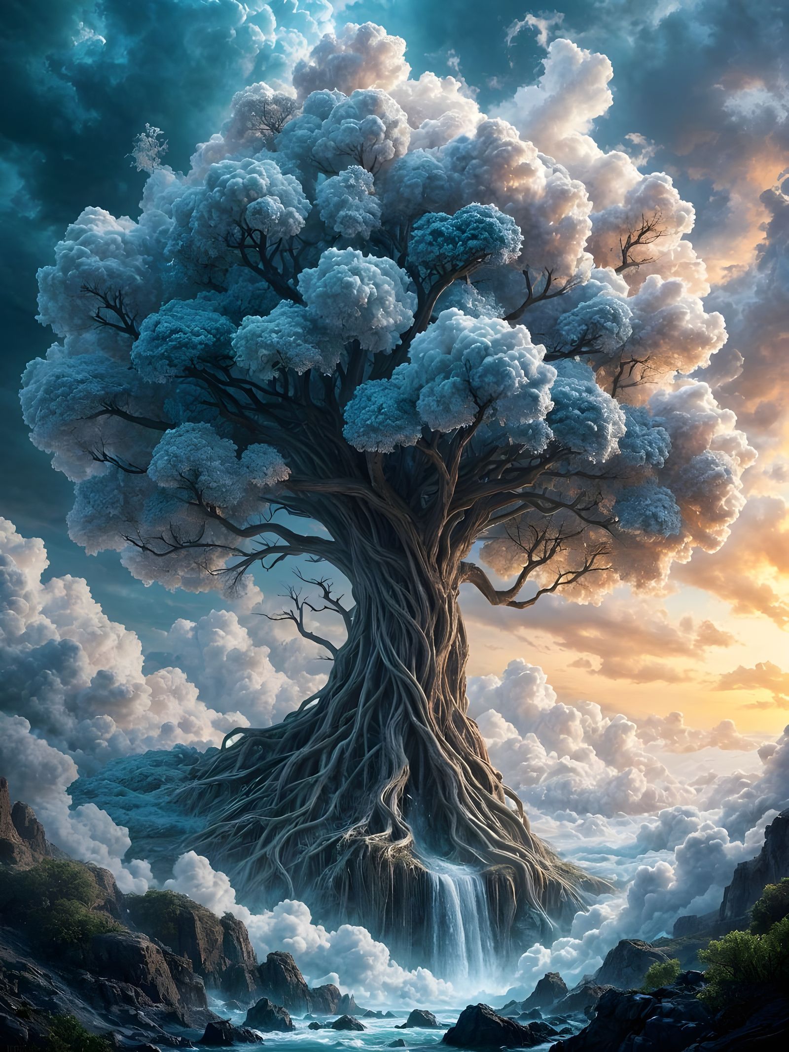 the creation of water  by @Krawuzzn