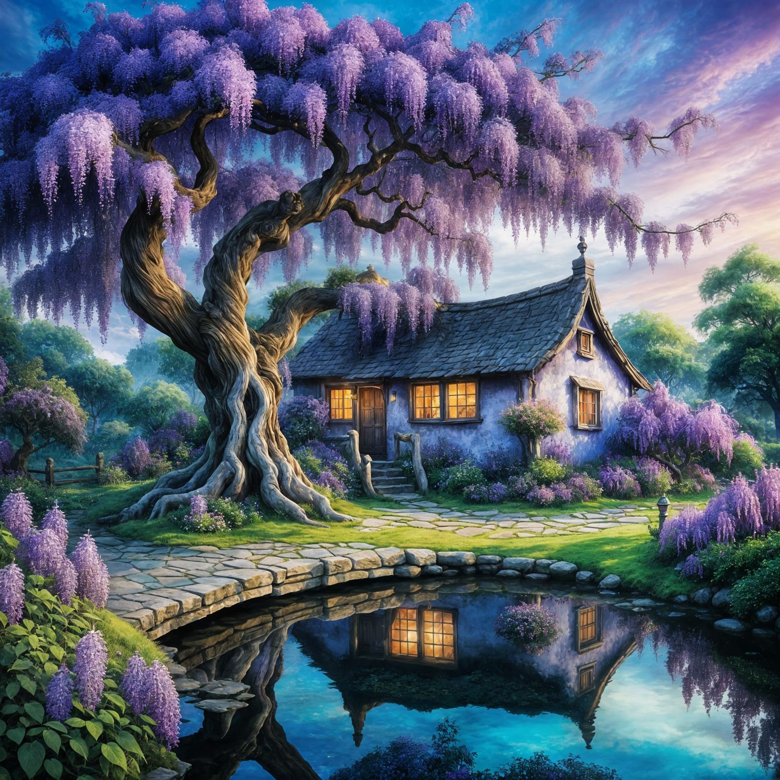 Wisteria Sways  by @Oblique Lens