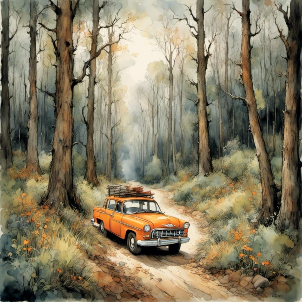 City boy dressed in hip hop style clothing boarding a train.