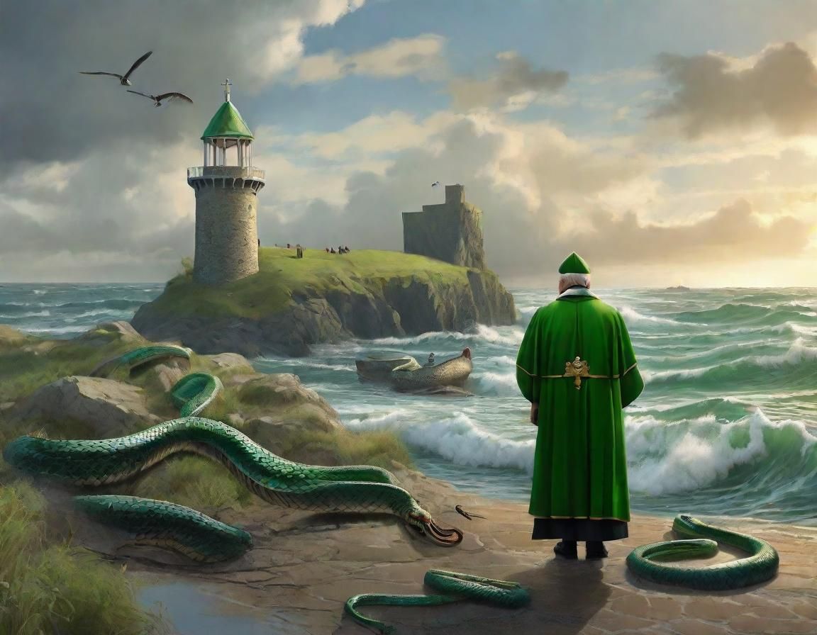 There Are NO Snakes in Ireland, St Patrick, Irish Bishop, Ba...