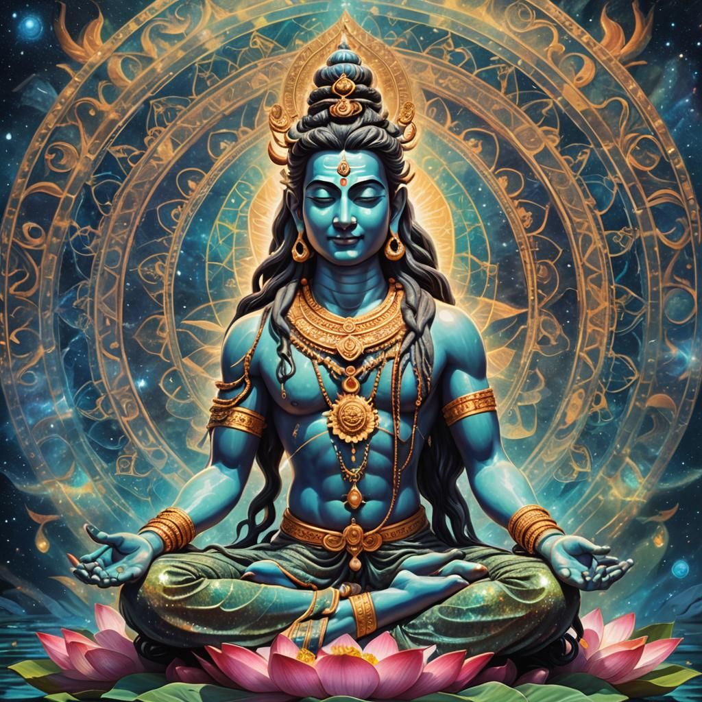 Shiva in Lotus Position