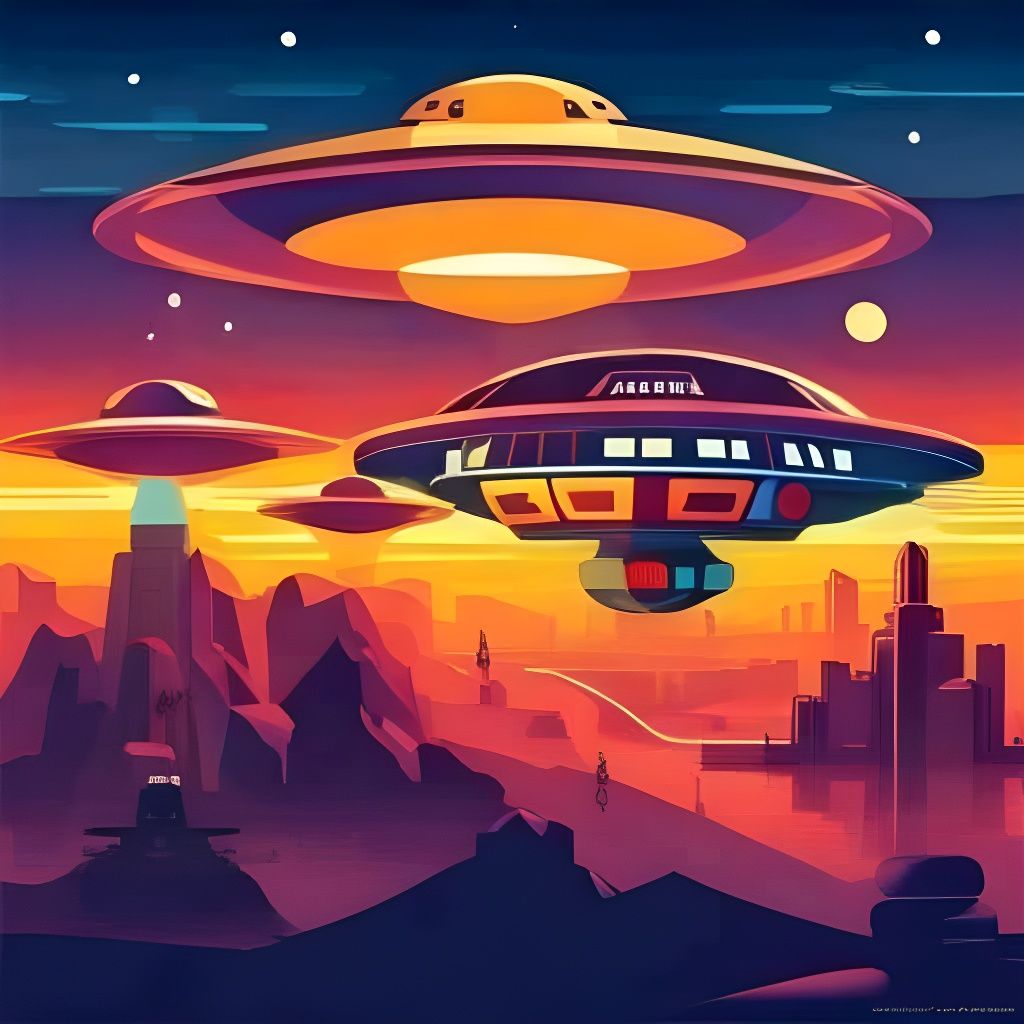 Flying saucers  by @Lourse 
