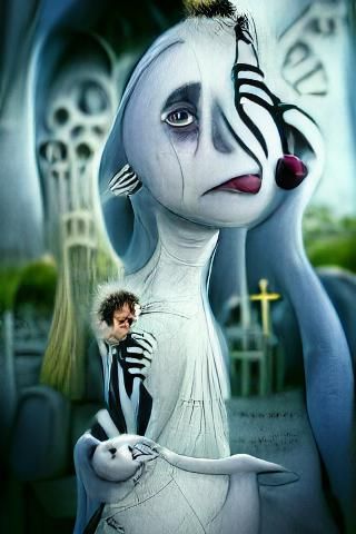 forgiveness by tim burton AI Generated Artwork NightCafe Creator