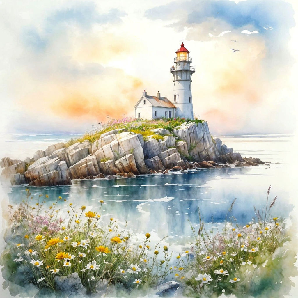 Solitary lighthouse  by @Sherkhal