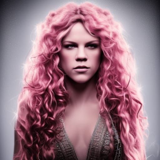 Pink hair - AI Generated Artwork - NightCafe Creator