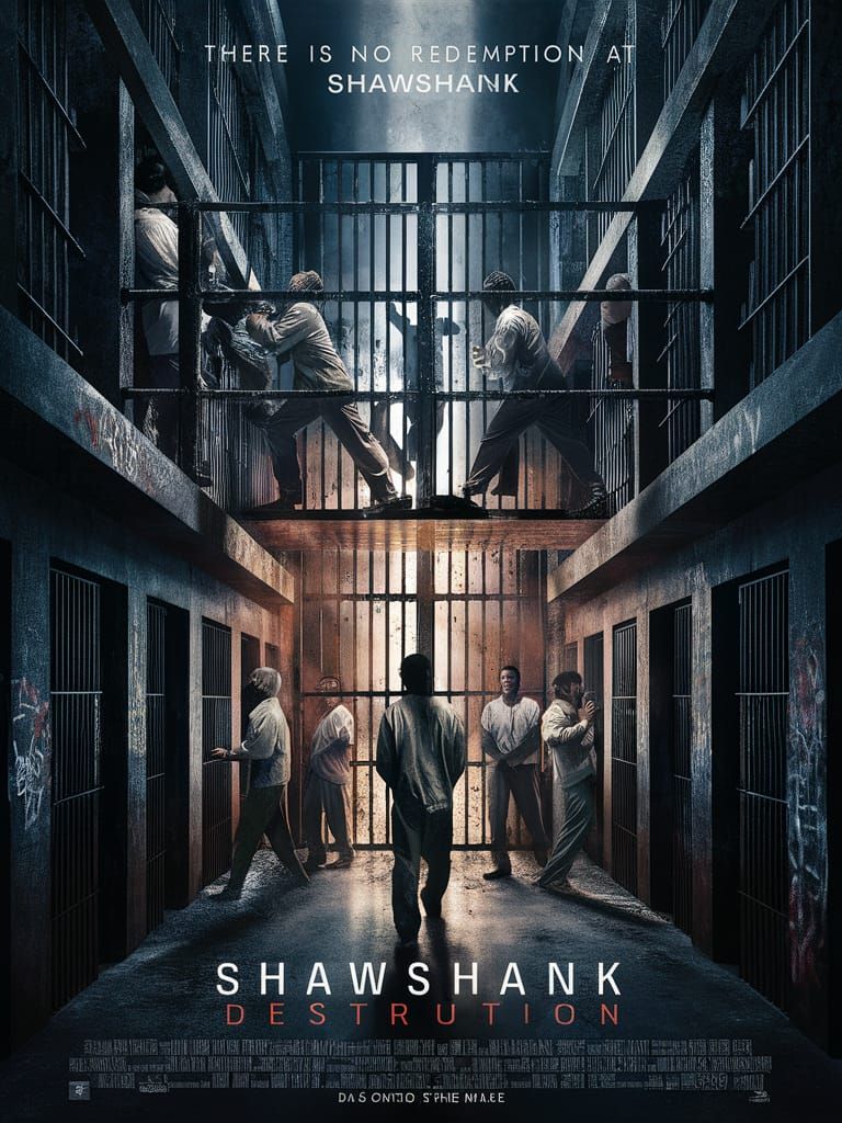 Shawshank Destruction:  Inmates take Control - There is no Redemption at Shawshank  by @Spyder Webb