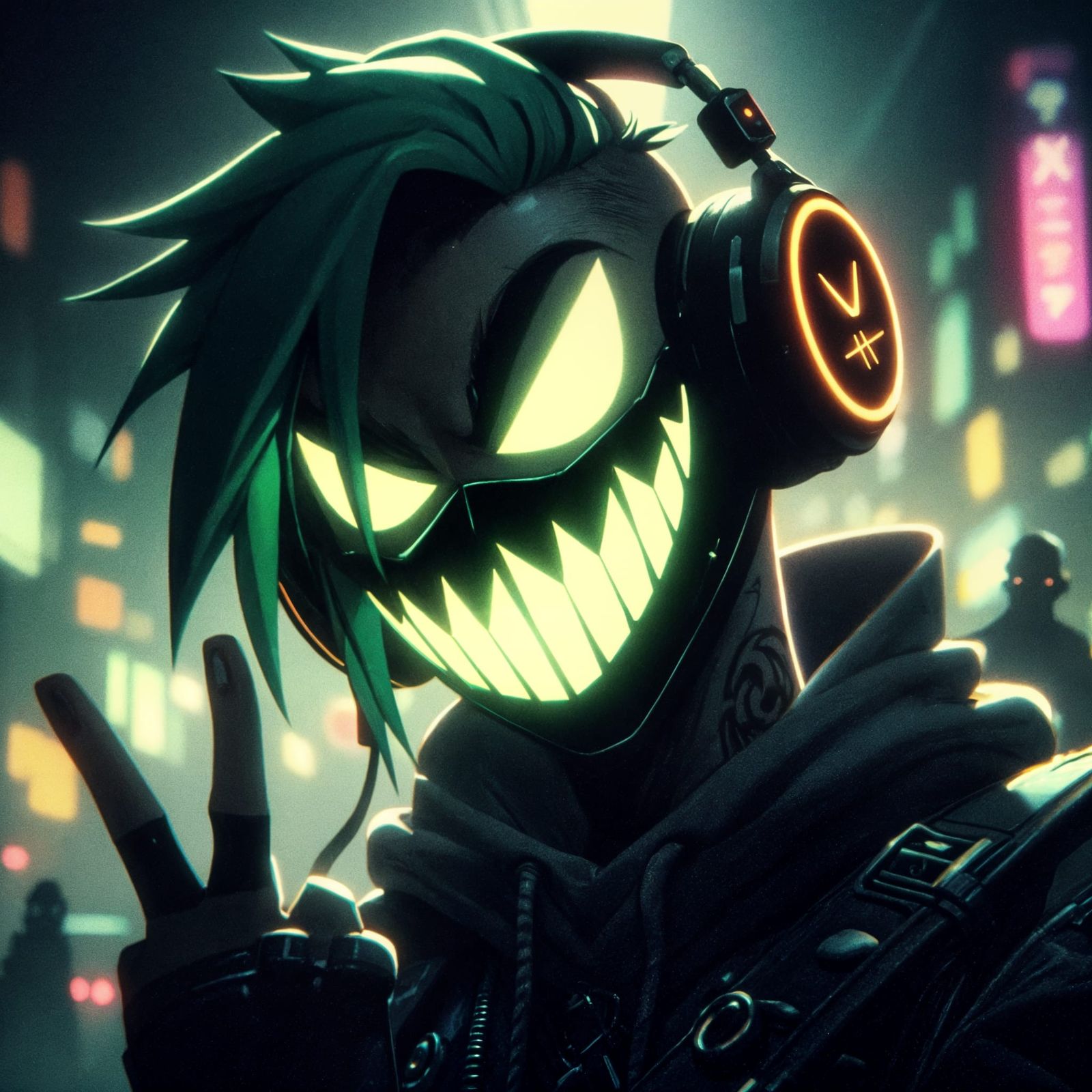 Smiling Punk (Bing DALL-E 3)