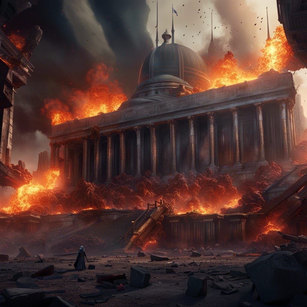 Burning senate