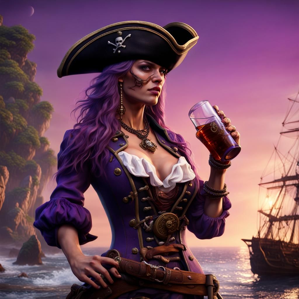 Female Rum Pirate 4