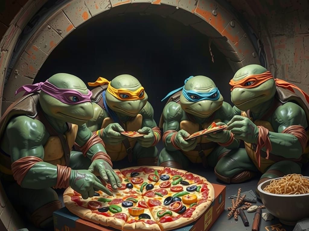 Cowabunga  by @LoscoFiguro