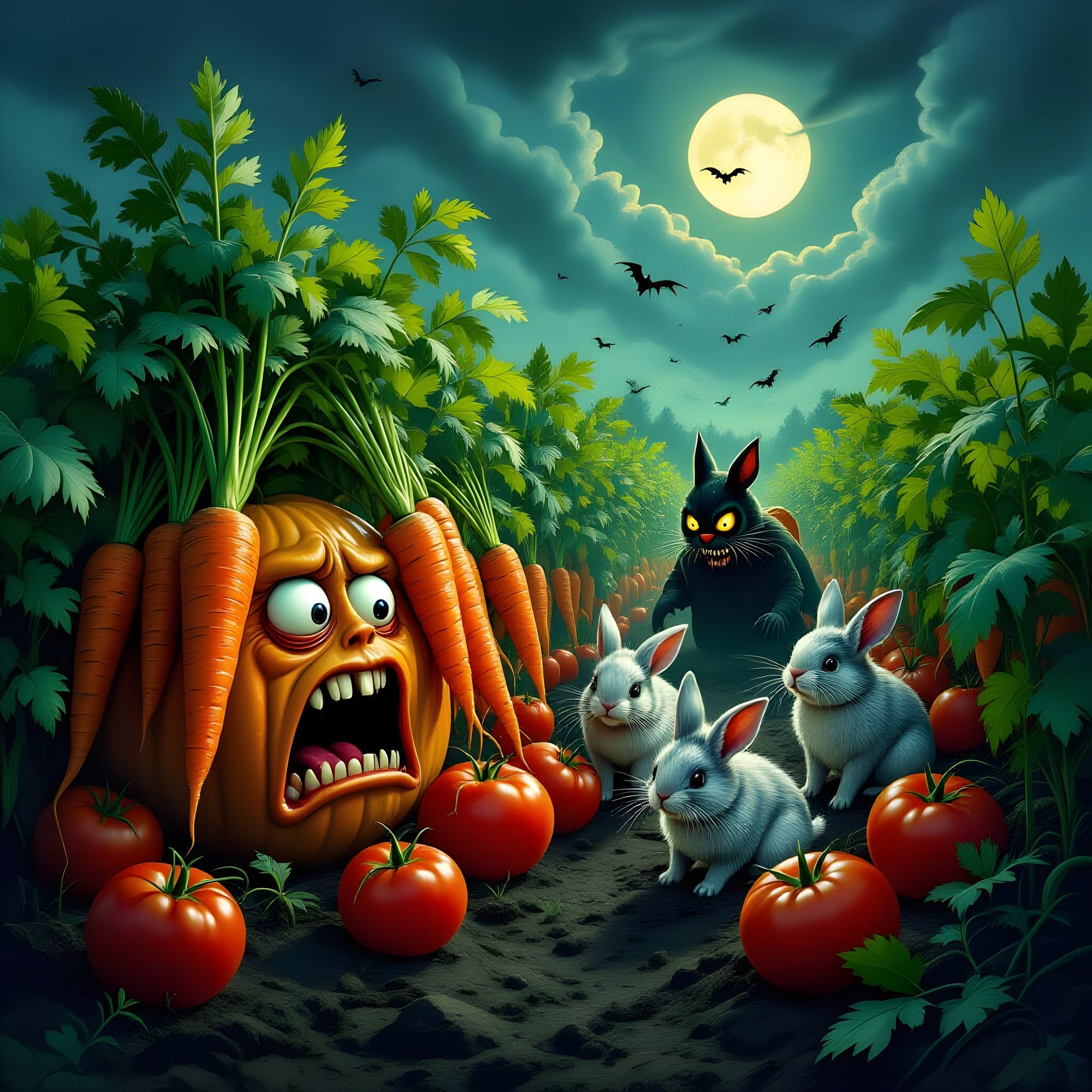 Scared vegetables
