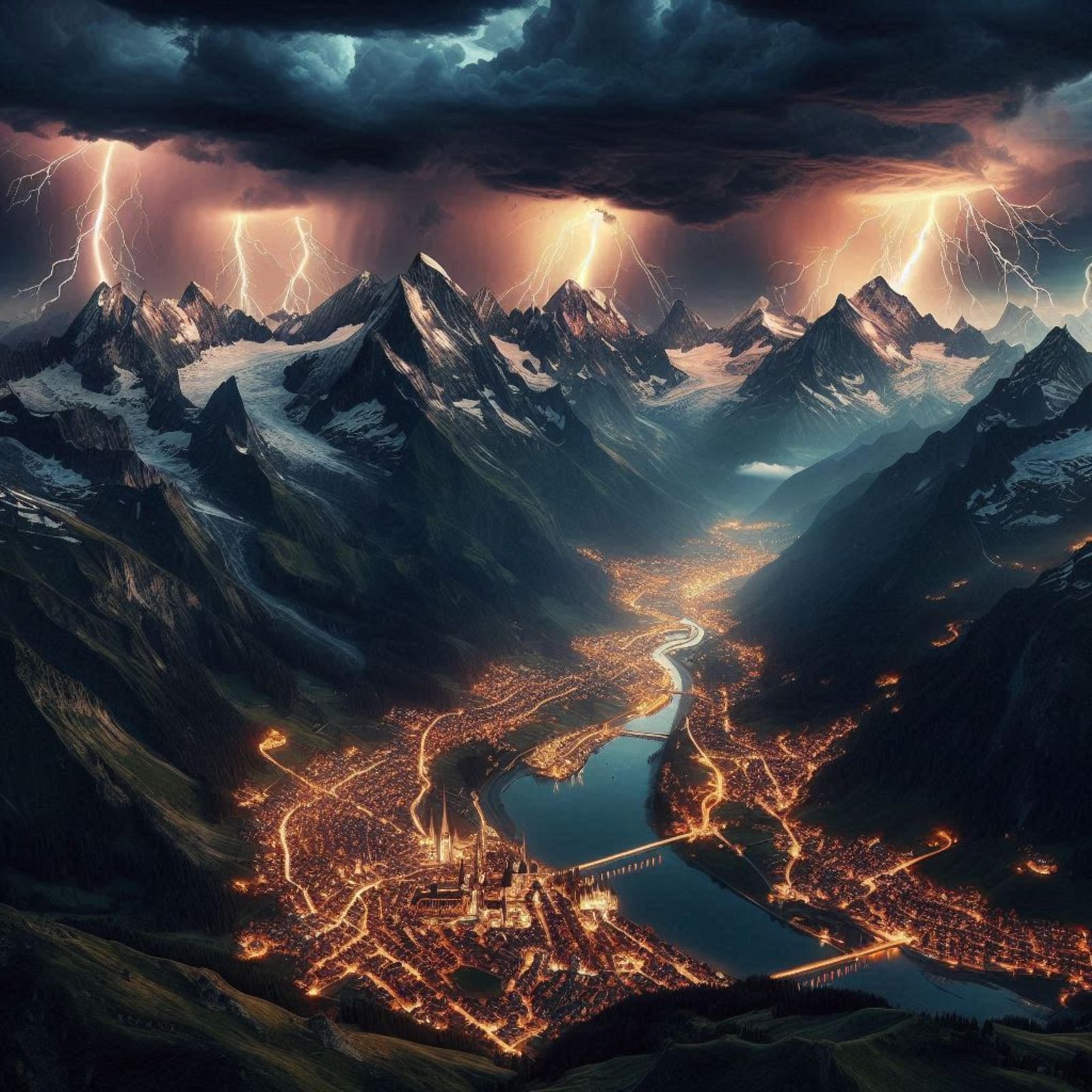 Alight at night