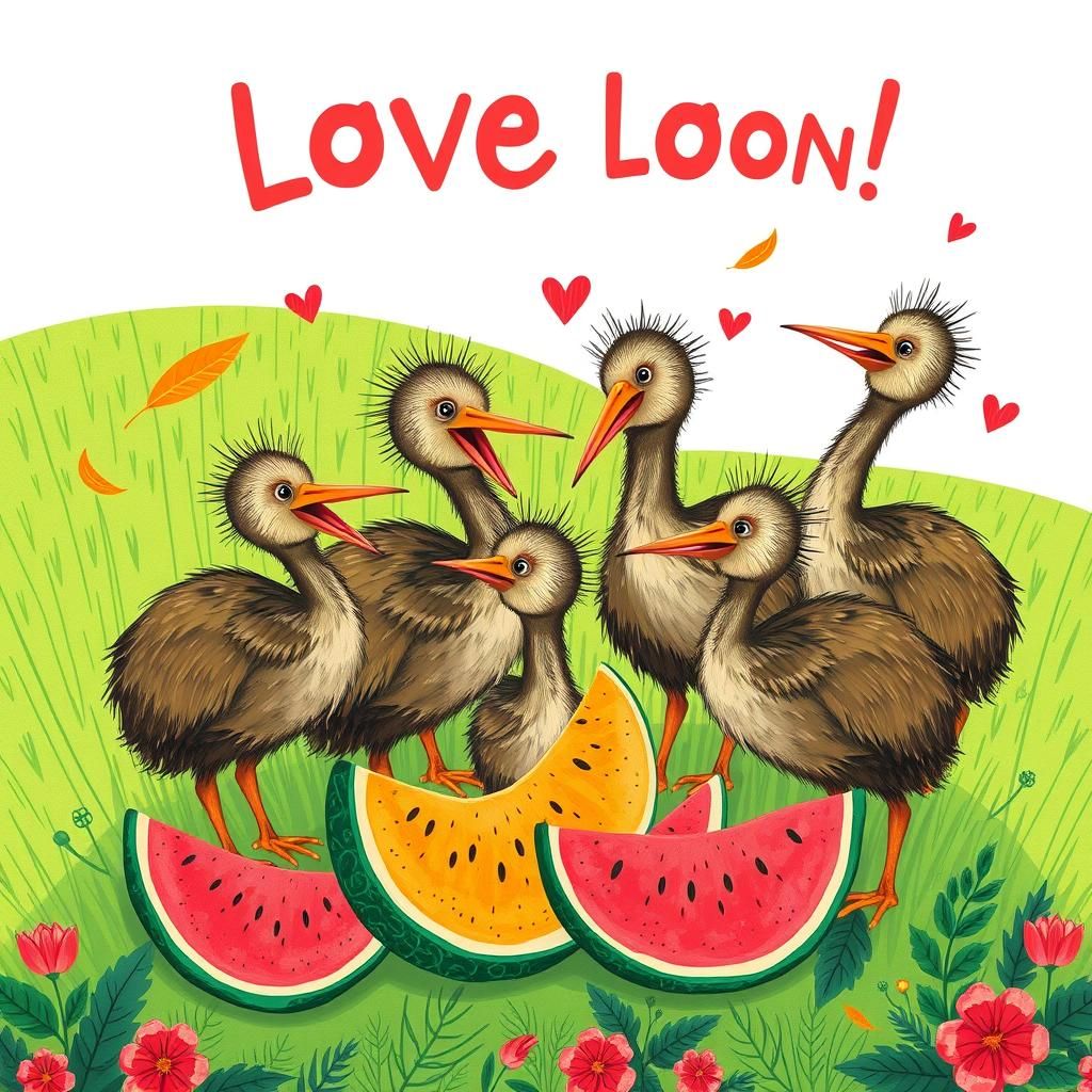 kiwis love melons