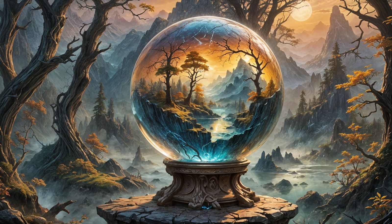Autumn Globe  by @VoidSparkles