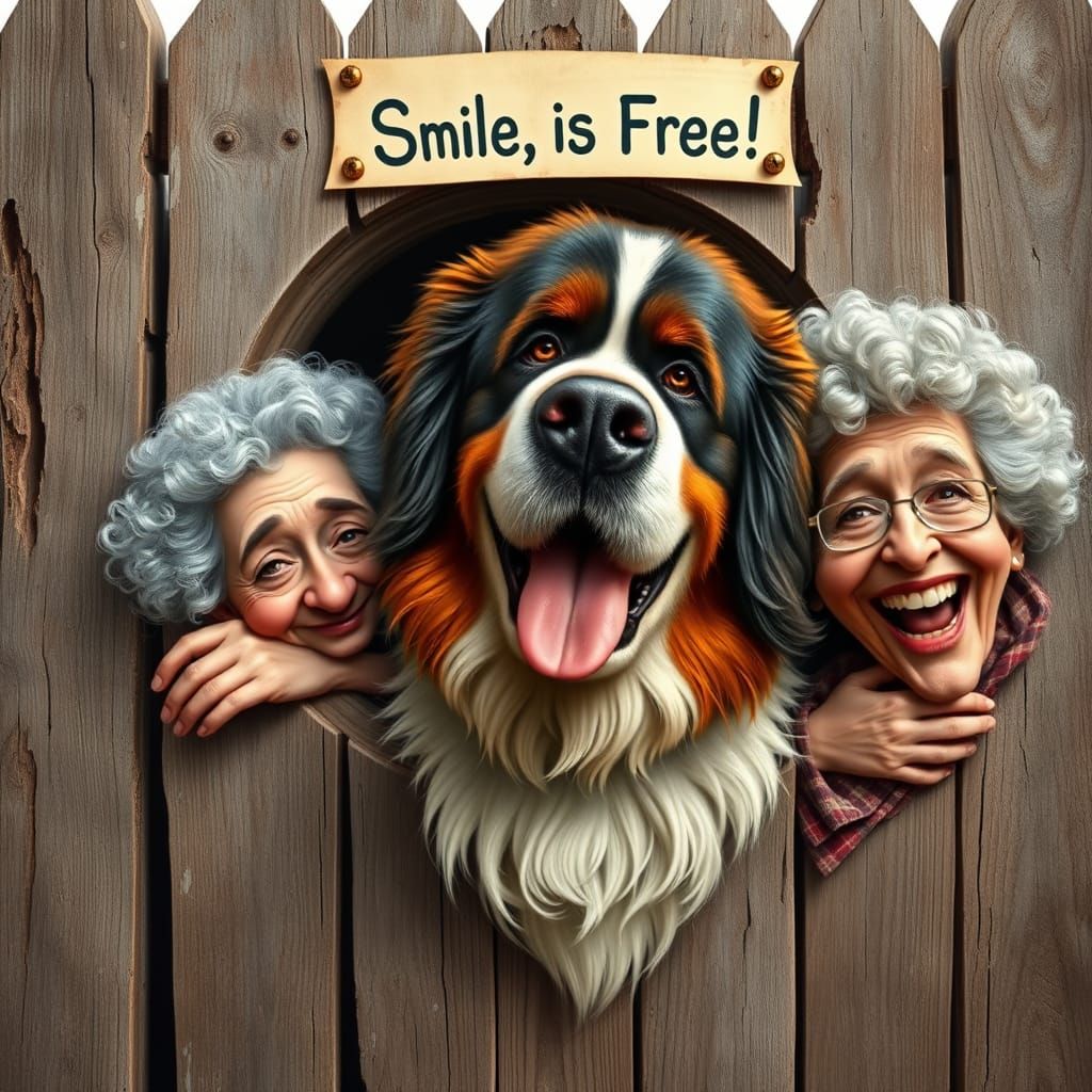 Smile, It's Free 🐶🐶😁